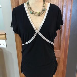 Knit stretch top